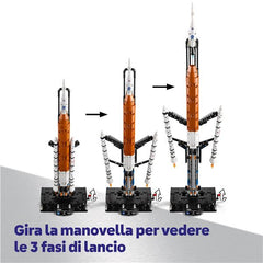Sistema di lancio spaziale razzo NASA Artemis