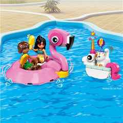 Pool Party con unicorno e fenicottero
