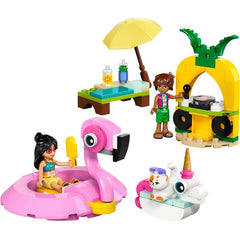 Pool Party con unicorno e fenicottero