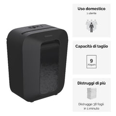 Distruggi documenti a frammento LX50 da scrivania