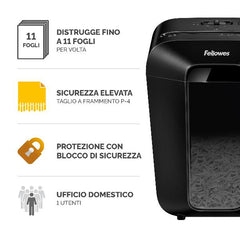 Distruggi documenti a frammento LX70 da scrivania