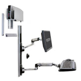 SISTEMA DI MONTAGGIO PARETE LX-SUPPORTO PER CPU MEDIO (ALLUMINIO)