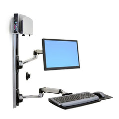 SISTEMA DI MONTAGGIO PARETE LX-SUPPORTO PER CPU MEDIO (ALLUMINIO)