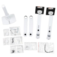 BRACCIO PER DUE MONITOR SOVRAPPOSTI LX (BIANCO)