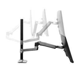 BRACCIO PER DUE MONITOR SOVRAPPOSTI LX-PALO ALTO (ALLUMINIO)