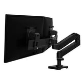BRACCI DOPPIO MONITOR DA SCRIVANIA LX PRO DUAL DIRECT (NERO)