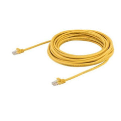 Cavo di Rete da 10m Giallo Cat5e Ethernet RJ45 Antigroviglio