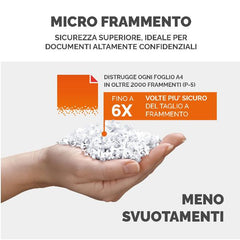 Distruggi documenti a microframmento automatico AutoMax 600M per ufficio