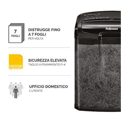 Distruggi documenti a frammento M-7CM da scrivania
