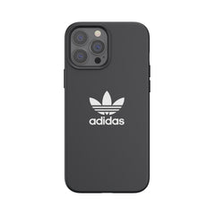 ADIDAS ORIGINALS - Cover in silicone con bordi rialzati colore nero compatibile con Apple iPhone 13 Pro Max