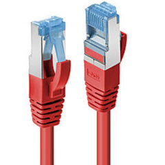 Cavo di Rete Cat.6A S/FTP LSZH Rosso, 0.5m
