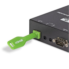 indietro Port Blocker SFP, 20 pezzi, Verde