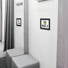 CORNICE A SCATTO IN ALLUMINIO A5 - NERO