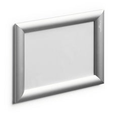 CORNICE A SCATTO IN ALLUMINIO A5 - ARGENTO METALLIZZATO