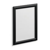 CORNICE A SCATTO IN ALLUMINIO A4 - NERO