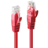 Cavo di Rete Cat.6 U/UTP Rosso, 3m