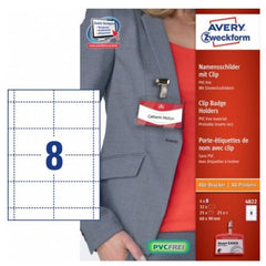 KIT PORTA BADGE CLIP + SPILLA E INSERTI