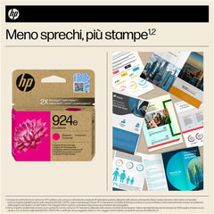 Cartuccia di inchiostro magenta originale HP 924e EvoMore