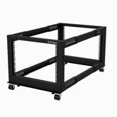 Armadio Server Rack a telaio aperto 8U - 4 staffe - Profontità regolabile