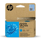 Cartuccia di inchiostro ciano originale HP 937e EvoMore