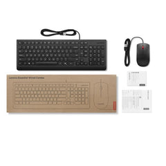 Set mouse e tastiera cablati Lenovo Essential (italiano 141)