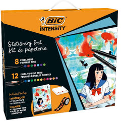 SET DI CANCELLERIA BIC INTENSITY TEMA MANGA