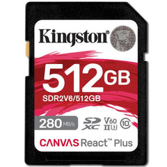 Canvas React Plus V60 SD Memory Card - 512GB - SDR2V6/512GB