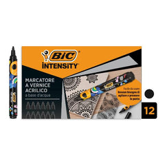 MARCATORI BIC INTENSITY PAINT - NERO