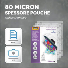 ImageLast Pouches plastificazione A4 80 Mic - cf.100