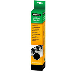 Dorsi plastici per rilegatura da 12mm - Nero