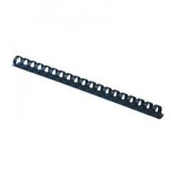 Dorsi plastici per rilegatura da 22mm - Nero