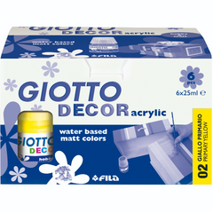 Giotto Decor Acrylic effetto opaco - giallo primario