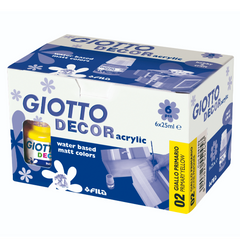 Giotto Decor Acrylic effetto opaco - giallo primario