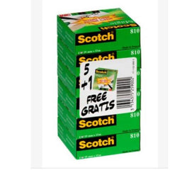 Nastro adesivo invisibile Scotch® Magic™, Value Pack 6 rotoli 19x33