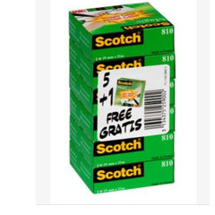 Nastro adesivo invisibile Scotch® Magic™, Value Pack 6 rotoli 19x33