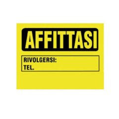 CF5 CARTELLI AFFITTASI 230X330MM