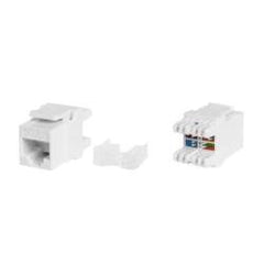 PRESA RJ45U CAT.5E 180 GRADI NERO