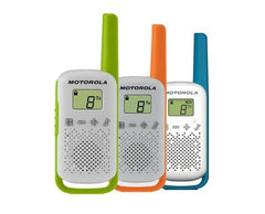 WALKIE TALKIE T42 VERDE/ARANCIONE/PETROLIO 3PK
