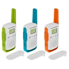 WALKIE TALKIE T42 VERDE/ARANCIONE/PETROLIO 3PK