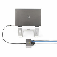 Hub USB-C/USB-A a 2 porte con GbE e seriale RS232, 2x USB-A