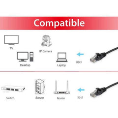 EQUIP - CAVO PATCH U/UTP CAT.6A 500MHz LSZH/LSOH, 4x2 AWG 26/7, NERO - 5.0 metri