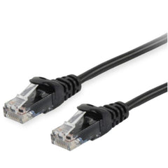 EQUIP - CAVO PATCH U/UTP CAT.6A 500MHz LSZH/LSOH, 4x2 AWG 26/7, NERO - 7.5 metri