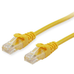 EQUIP - CAVO PATCH U/UTP CAT.6A 500MHz LSZH/LSOH, 4x2 AWG 26/7, GIALLO - 10 metri