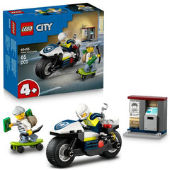 Inseguimento della moto della Polizia