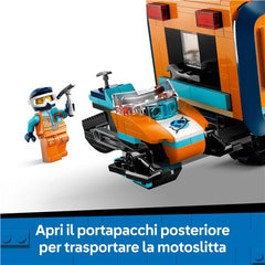 Grande camion artico con laboratorio