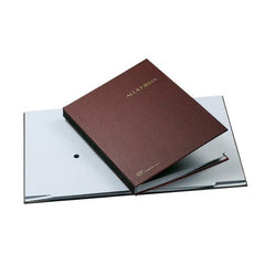 LIBRO FIRMA MARRONE CON PORTA ETICHETTA INTERCAMBIABILE