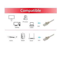 EQUIP - CAVO PATCH U/UTP CAT.6 250MHz BEIGE 1.0 metro