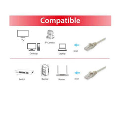 EQUIP - CAVO PATCH U/UTP CAT.6 250MHz BEIGE 2,0 metri