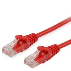 EQUIP - CAVO PATCH U/UTP CAT.6 250MHz ROSSO 3.0 metri