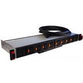PDU SWITCHED 8 PRESE C13 CON MISURA CORRENTE ING, E SPEGNE SING. PRESA,3M CAVO SPINA C20